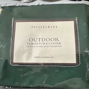 Pottery Barn umbrella cover. Brand New. Dark Green .